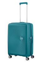 American Tourister trolley Soundbox Spinner 67 cm. Expandable donkergroen - thumbnail