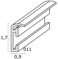 Deknudt S011D1 30x45 Wissellijst Papierformaat: 30 x 45 cm Zilver - thumbnail