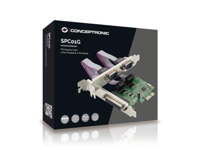 Conceptronic SPC01G interfacekaart/-adapter Intern Parallel,RS-232 Conceptronic SPC01G interfacekaart/-adapter Intern Parallel,RS-232