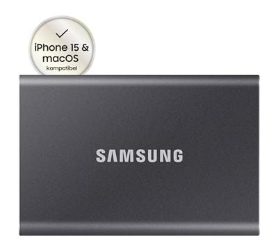Samsung Portable SSD T7 1TB Externe SSD Grijs