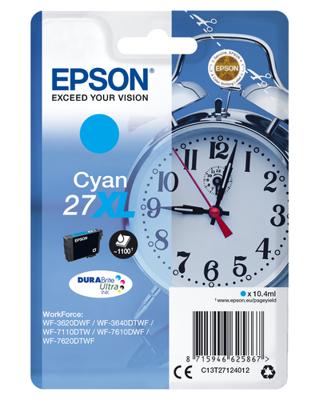 Epson Inktcartridge 27XL Origineel Cyaan C 13 T 27124012 - thumbnail