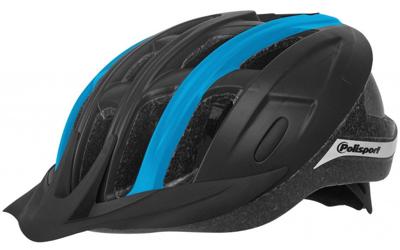 Pol Isport ride in fietshelm l 58-62cm zwart/blauww