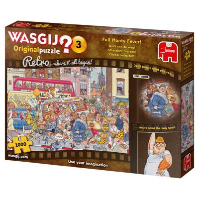 Jumbo Wasgij Retro Original 3 puzzel Werk aan de weg - 1000 stukjes