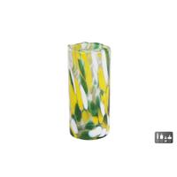Theelicht Dots L glas 5,5x5,5x12cm - thumbnail