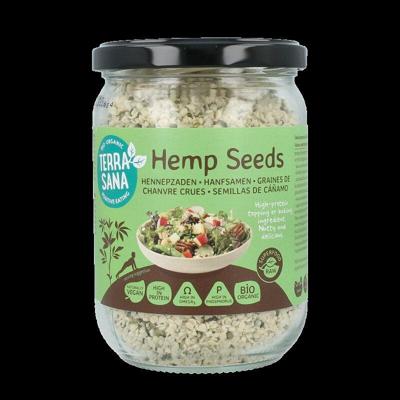 RAW Hennepzaad gepeld in glas bio
