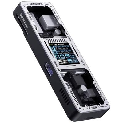 Dockcase DPR71S-EB USB-C dockingstation Geschikt voor merk (dockingstation): Universeel Geïntegreerd display, Incl. laadfunctie, USB-C Power Delivery, Dockcase DPR71S-EB USB-C dockingstation Geschikt voor merk (dockingstation): Universeel Geïntegreerd display, Incl. laadfunctie, USB-C Power Delivery,