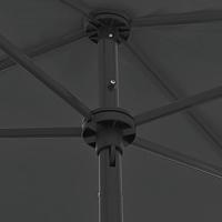Strandparasol 180x120 cm antracietkleurig - thumbnail