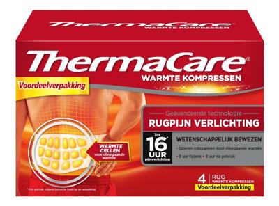 Thermacare Promopack rug kompres 4 Stuks