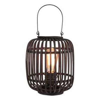 Freelight Tafellamp Treccia Rotan H 26 cm zwart