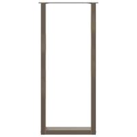 Bartafelpoten 2 st U-vormig 50x(110-111) cm staal naturel - thumbnail