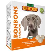 BIOFOOD SCHAPENVET MAXI BONBONS ZALM 40 ST - thumbnail