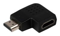 High Speed HDMI met Ethernet Adapter Links Gehoekt HDMI-Connector - HDMI Female Zwart - thumbnail