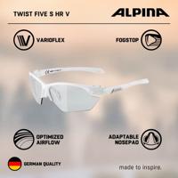 Olympic Sportswear Alpina sports sportbril twist five s hr v wit - thumbnail
