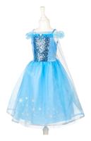Sneeuwwitje prinsessenjurk SOUZA blauw - thumbnail