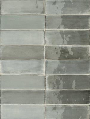 Wandtegel groen Sartoria Tbrick 16x5cm shark glans gerectificeerd