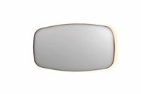 INK SP30 spiegel - 160x4x80cm contour in stalen kader incl indir LED - verwarming - color changing - dimbaar en schakelaar - geborsteld koper 8409784 - thumbnail