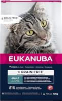 Eukanuba Adult met zalm graanvrij kattenvoer 2 x 10 kg - thumbnail