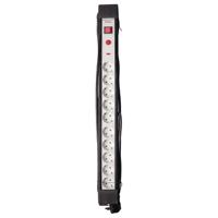 Overspanningsbeveiligde Stekkerdoos Pro-Line 10-Wegs 3.00 m - Geaard - thumbnail