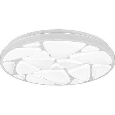 LED Plafondlamp - Plafondverlichting - Trion Stroma - 16W - Dimbaar - Aanpasbare Lichtkleur - Afstandsbediening - Rond - Mat Wit - Kunststof