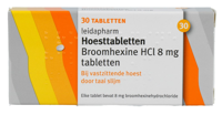 Leidapharm Broomhexine HCI 8 mg Hoesttabletten - thumbnail