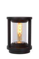 Lucide CADIX - Sokkellamp - Ø 16 cm - 1xE27 - IP65 - Zwart - thumbnail