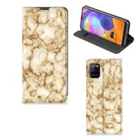 Samsung Galaxy A31 | Standcase | Marmer Goud - thumbnail