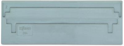 WAGO 284-309 Scheidingswand Grijs 100 stuk(s)