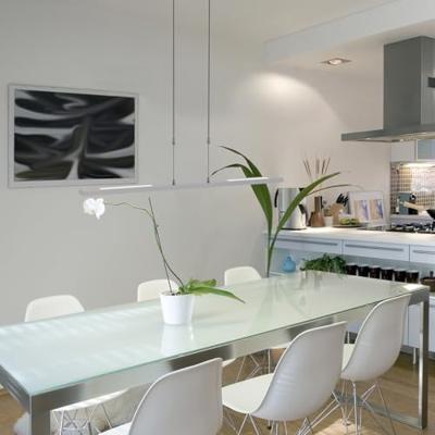 Steinhauer Up en down hanglampBande rvs - 3319ST