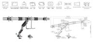 Equip 650162 monitorarm Grijs - thumbnail