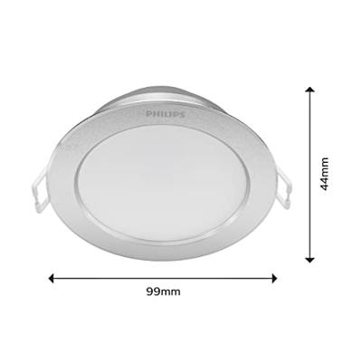 Philips Led inbouwspotDiamond Ø 9,5cm metaalgrijs - 77805700