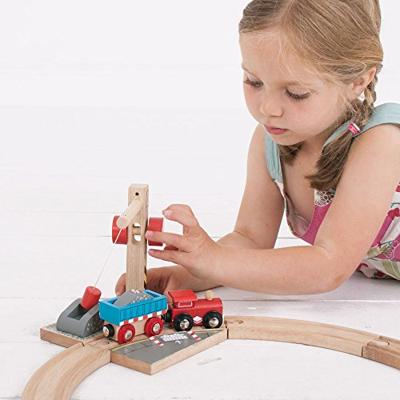 Bigjigs houten rails - gravel kraan Bigjigs houten rails - gravel kraan