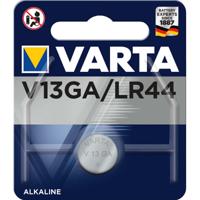 Varta V13GA/LR44 alka knoop batterij 1,5 - thumbnail