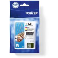Brother inktcartridge, 200 pagina's, OEM LC-421VAL, 4 kleuren - thumbnail
