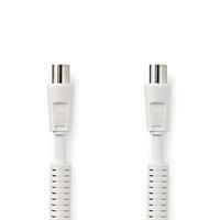 Coaxkabel 100 dB | IEC (Coax) Male - IEC (Coax) Female | 2,0 m | Wit - thumbnail