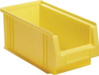 LA-KA-PE Magazijnbak | L290xB150xH125 mm | PP geel | 25 stuks - 01650 02 04 01650 02 04 - thumbnail