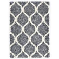 vidaXL Tapijt Berber shaggy hoogpolig 140x200 cm PP blauw en beige - thumbnail