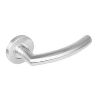 Intersteel DeurklinkRond 90 op rozet RVS - 0035.127702 - thumbnail