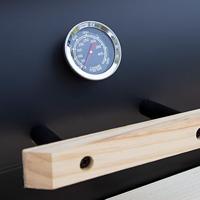 Kolenbarbecue met wielen Aktive Staal Plastic Geëmailleerd metaal 106 x 106 x 61 cm Zwart - thumbnail