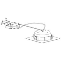 Eglo Led plafondspotPineda Square (3x) 3x6w - 3000K - 8,4cm wit - 95844 - thumbnail