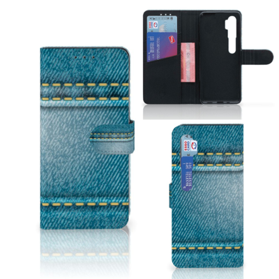 Xiaomi Mi Note 10 Pro | Wallet Case | met Pasjes | Jeans Xiaomi Mi Note 10 Pro | Wallet Case | met Pasjes | Jeans