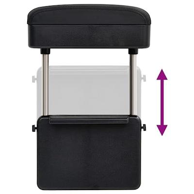 VidaXL Armsteun universeel 23x8x(30-38) cm abs zwart - thumbnail