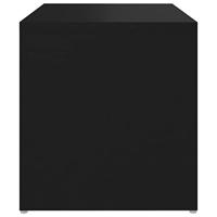 Bijzettafel 59x36x38 cm spaanplaat zwart - thumbnail