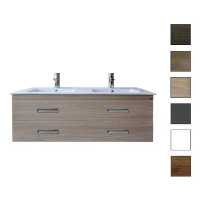 Badkamermeubelset Sanicare Q2 Twee Soft-Close Laden 120 cm Belluno Eiken (spiegel optioneel) Badkamermeubelset Sanicare Q2 Twee Soft-Close Laden 120 cm Belluno Eiken (spiegel optioneel)