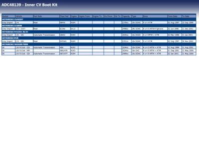 Aandrijfashoes ADC48139