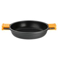 Kookpot BRA A270545 Zwart Zwart/Oranje Metaal Aluminium (45 cm) - thumbnail