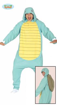 Blauwe turtle pak volwassenen