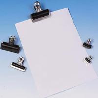 Q-CONNECT bulldogclip, zwart, 70 mm, doos van 10 stuks - thumbnail