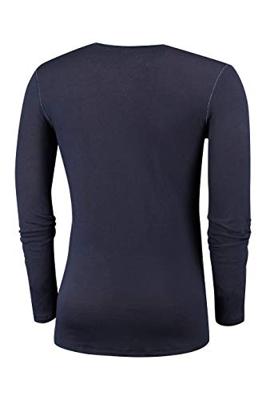 Rough Merinowol Longsleeve Heren | Dark navy | S