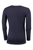 Rough Merinowol Longsleeve Heren | Dark navy | S - thumbnail