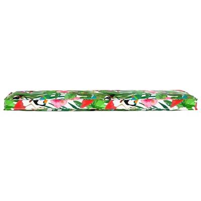 VidaXL Kussen bloemen multikleur 140 x 40 x 8 cm oxford stof